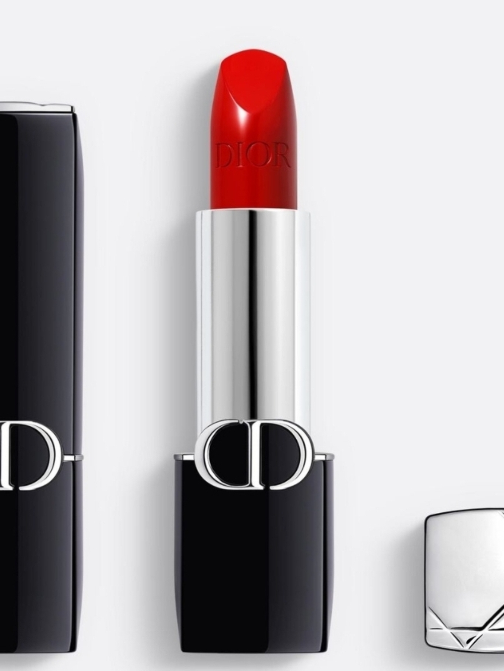 Christian Dior 999 The Iconic Red Lipstick Metallic Rechargeable/refillable